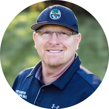 Joel Hafner, CEO of Fine Earth Landscapes, posing for a portrait.